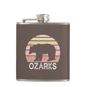 Ozarks Bear Hip Flask