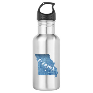 Ozarks, Missouri Wood Grain 532 Ml Water Bottle