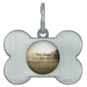 Ozarks Morning Fog Pet Name Tag