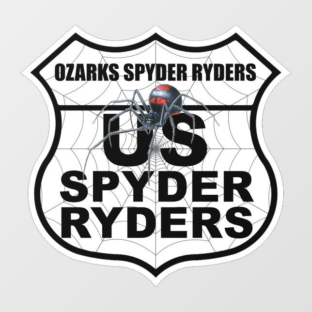 Ozarks Spyder Ryders Chapter - Decal Chapter Logo (Sheet)