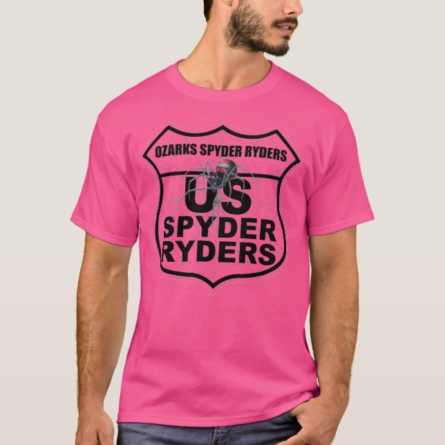 Ozarks Spyder Ryders Chapter - Logo Transparent T-Shirt (Front)