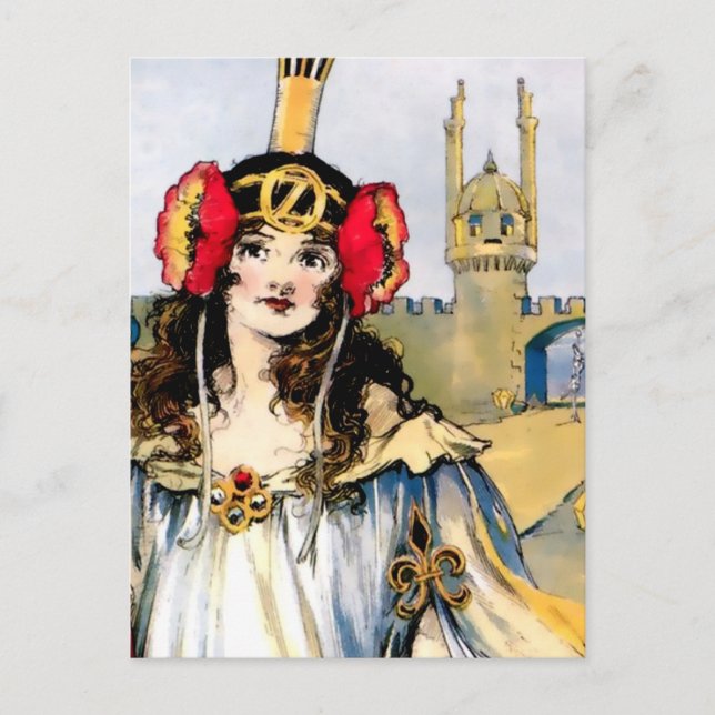 “Ozma of Oz” by John R Neill Postcard (Front)