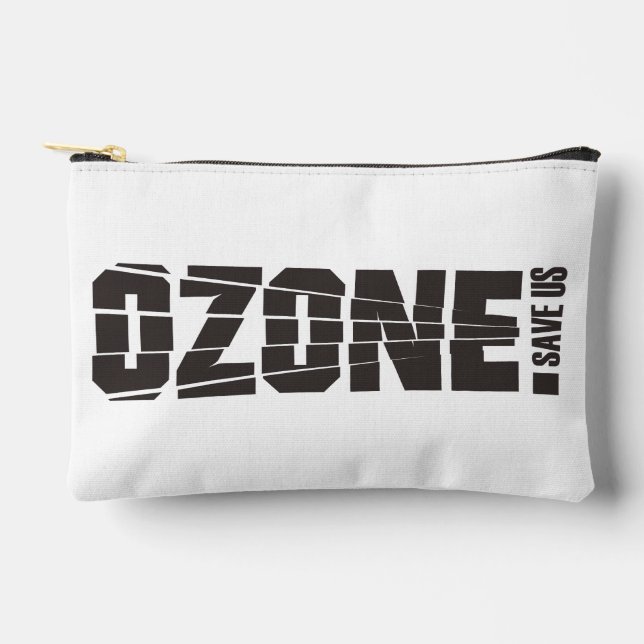 Ozone save us! (Light) Accessory Pouch (Front)