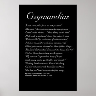 Ozymandias poster