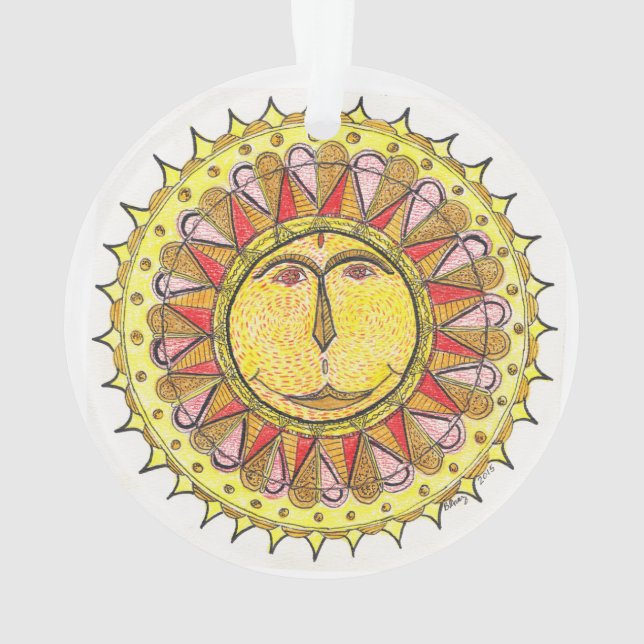 "Ozymandias" Window Ornament (Back)