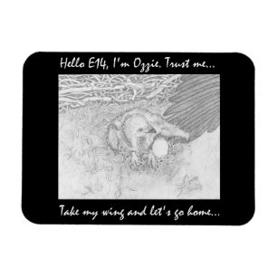 Ozzie & E14 Magnet Take My Wing Let's Go Home
