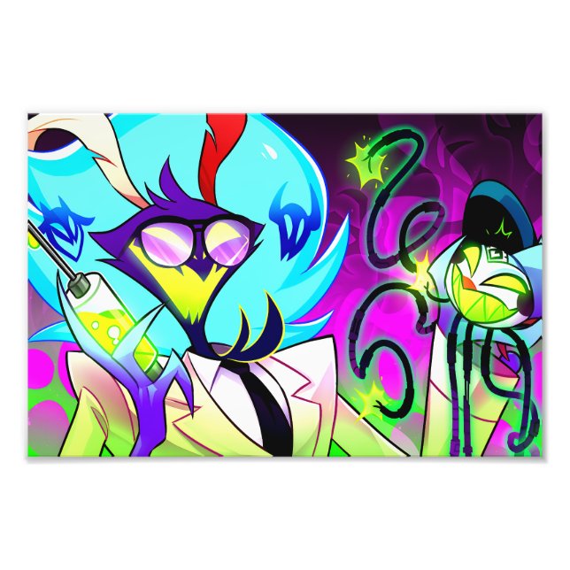 Ozzie Halloween Slasher | Helluva Boss | Photo Print (Front)