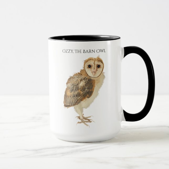 Ozzy the Barn Owl Mug (Right)