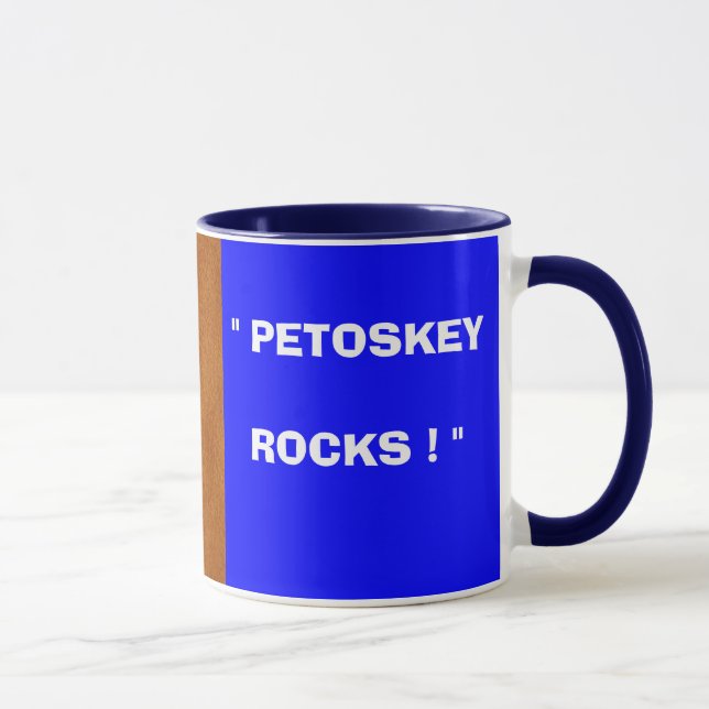 P2200029, " PETOSKEYROCKS ! " MUG (Right)