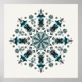 P2 Mandala Poster