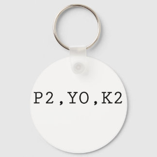 P2, YO, K2 KEY RING