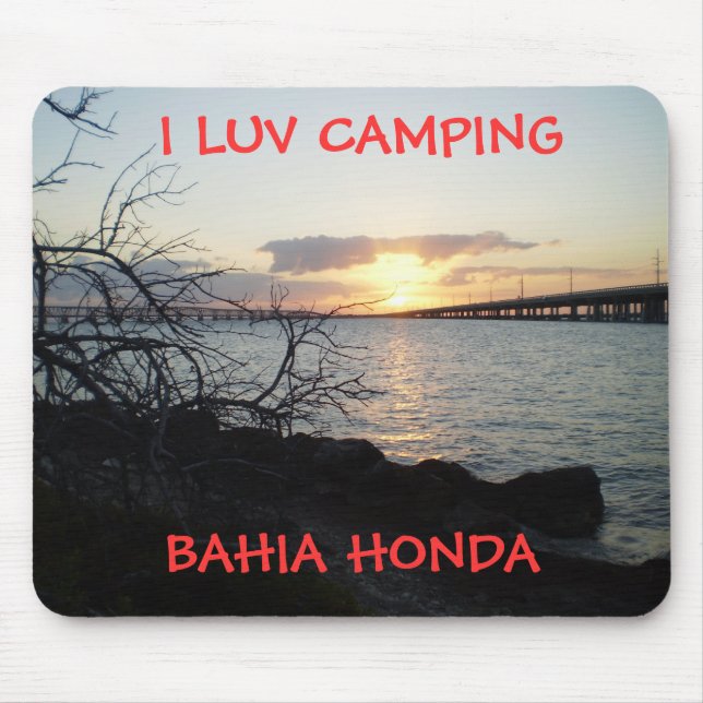 P3060038, I LUV CAMPING, BAHIA HONDA MOUSE MAT (Front)