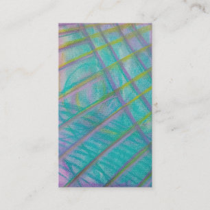 P34 Unique Colourful Abstract Art Appointment Card