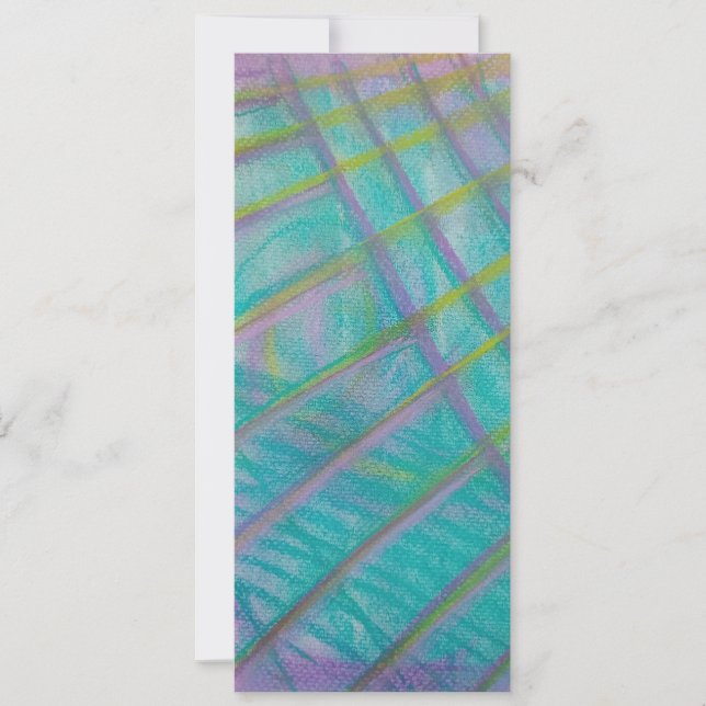 P34 Unique Colourful Abstract Art Card (Front)