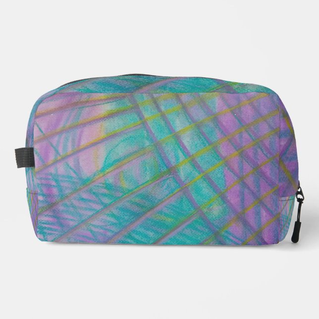 P34 Unique Colourful Abstract Art Dopp Kit (Front)