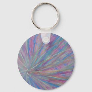 P36 Unique Colourful Abstract Art Key Ring