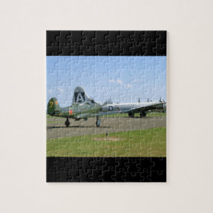 P39 Airacobra, B29, On Runway_WWII Planes Jigsaw Puzzle