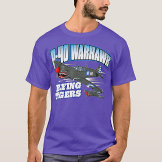 P40 Warhawk Flying Tigers Warbirds T-Shirt