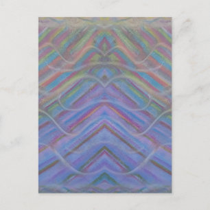 P40M Unique Colorful Abstract Art Postcard