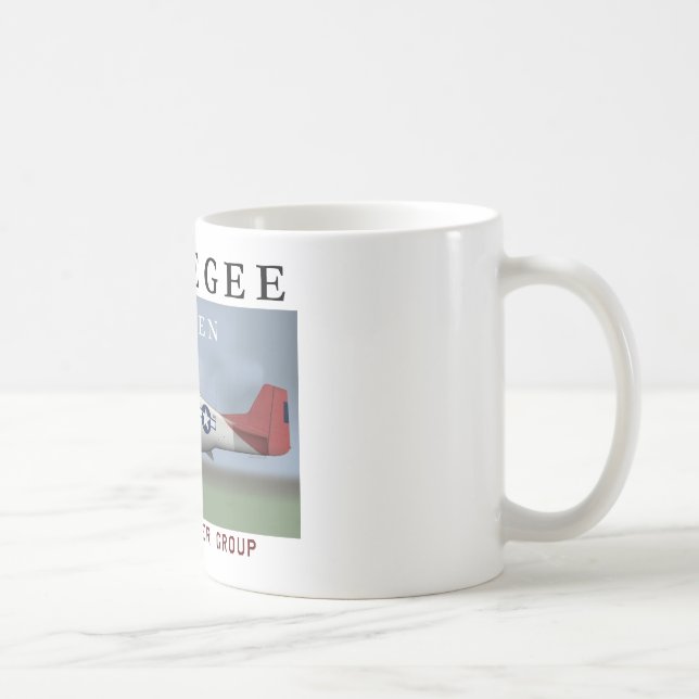 P51D 332nd Fighter Group Coffee Mug (Right)