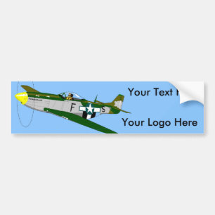 P51D Mustang Bumper Sticker