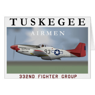 P51D Red Tail fighter flown by Tuskegee Airmen