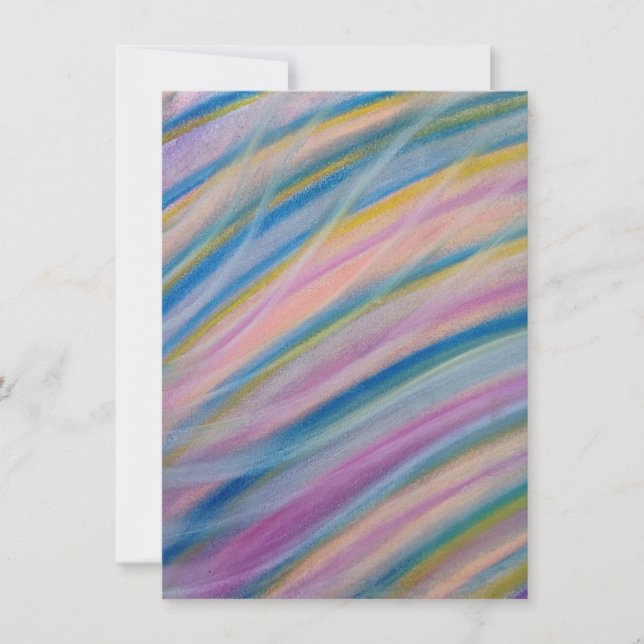 P6 Unique Colorful Abstract Art Card (Front)