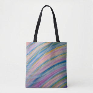 P6 Unique Colorful Abstract Art Tote Bag