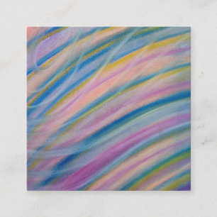 P6 Unique Colourful Abstract Art Appointment Card