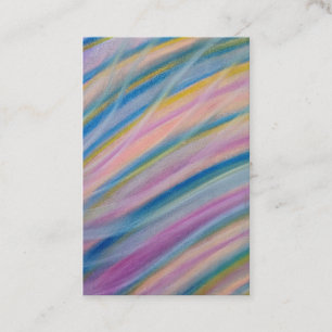 P6 Unique Colourful Abstract Art Appointment Card