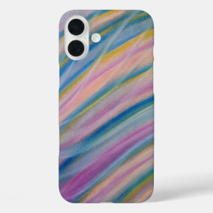 P6 Unique Colourful Abstract Art iPhone 16 Plus Case