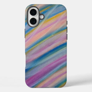 P6 Unique Colourful Abstract Art iPhone 16 Plus Case