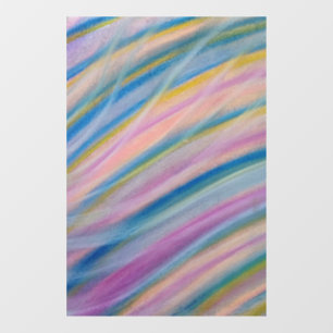 P6 Unique Colourful Abstract Art Window Cling