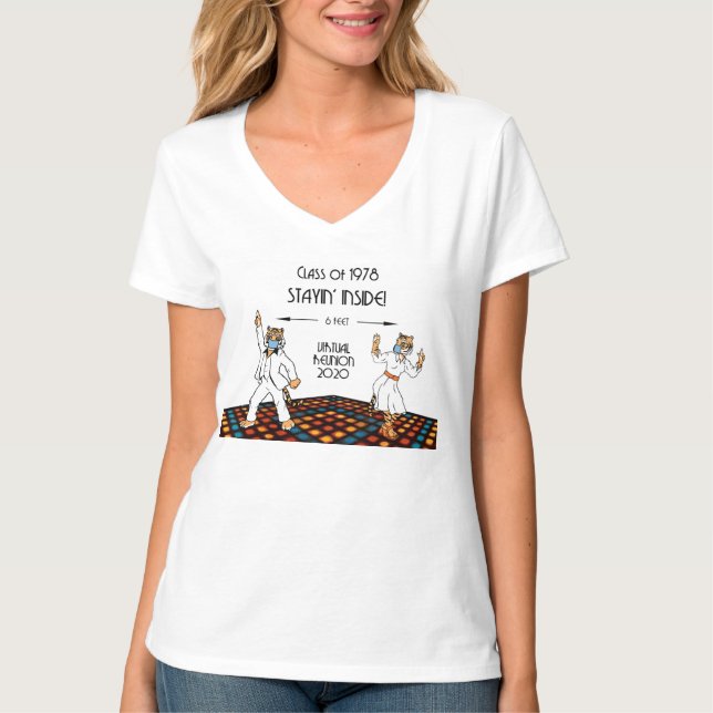P78 Virt. Reunion v-neck t-shirt (Front)
