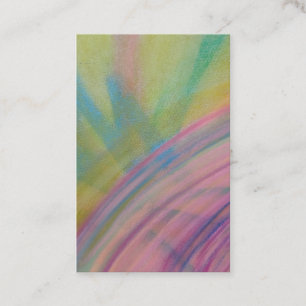 P9 Unique Colourful Abstract Art Business Card