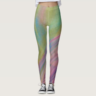 P9 Unique Colourful Abstract Art Leggings