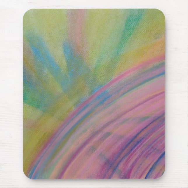 P9 Unique Colourful Abstract Art Mouse Mat (Front)