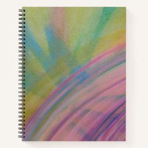 P9 Unique Colourful Abstract Art Notebook