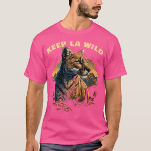 P-22 Mountain Lion Silver Lake Peace Love P22 T-Shirt