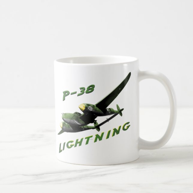 P-38 Lightning Coffee Mug (Right)