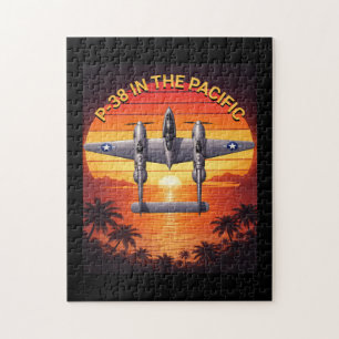 P-38 Lightning in the Pacific Theater Jigsaw Puzzle