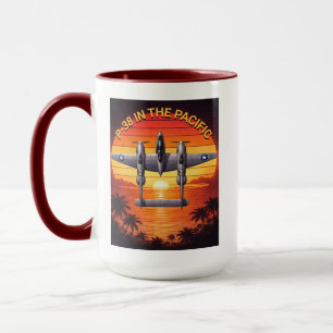 P-38 Lightning in the Pacific Theater Mug