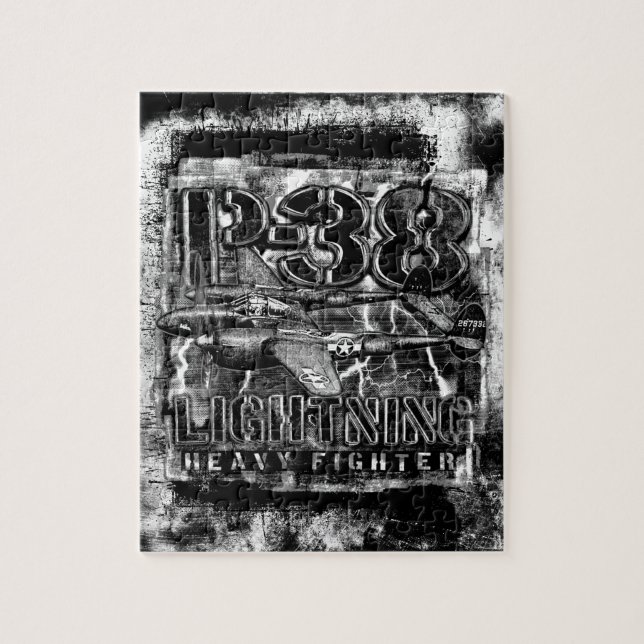 P-38 Lightning Jigsaw Puzzle (Vertical)