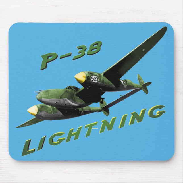 P-38 Lightning Mouse Mat (Front)