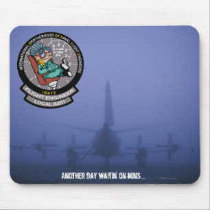 P-3 IBNFE in Fog Mousepad