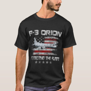 P-3 Orion Sub Hunter Asw Aeroplane Vintage Veteran T-Shirt