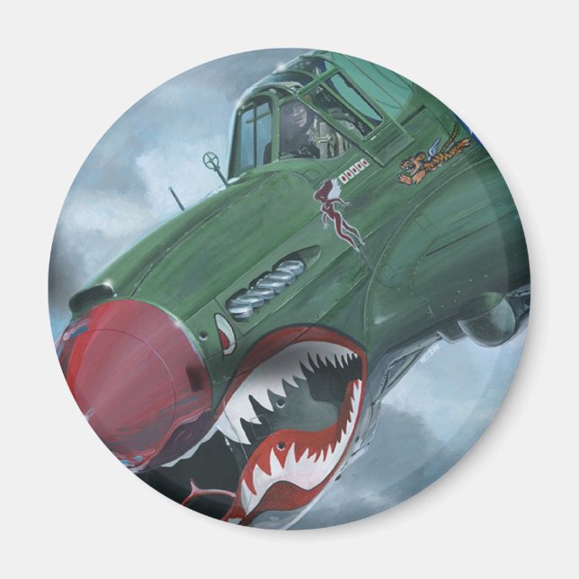 P-40 Kittyhawk Magnet (Front)