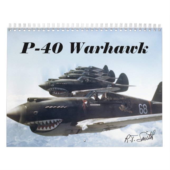P-40 Warhawk Calendar (Cover)