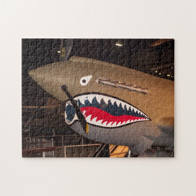 P-40 Warhawk Fighter Plane Puzzle (Horizontal)