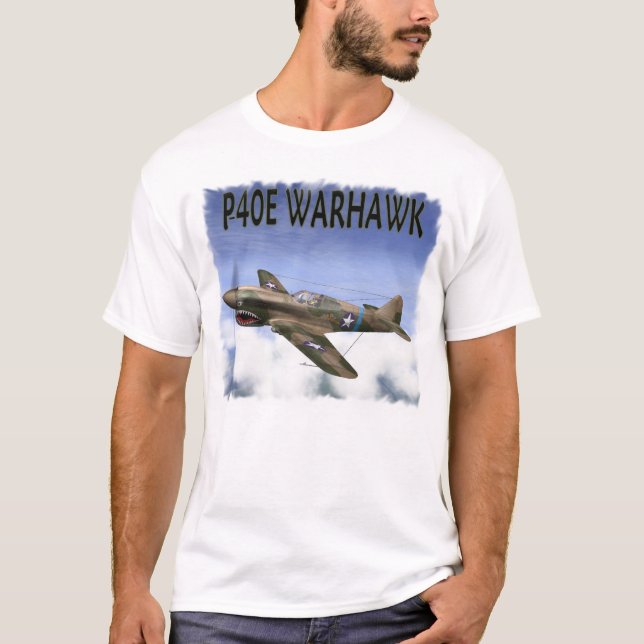 P-40 WARHAWK FLYING TIGERS T-Shirt (Front)